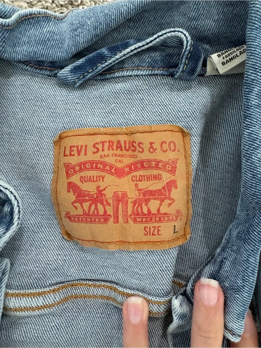 Levi's Light Blue Denim Trucker Jacket